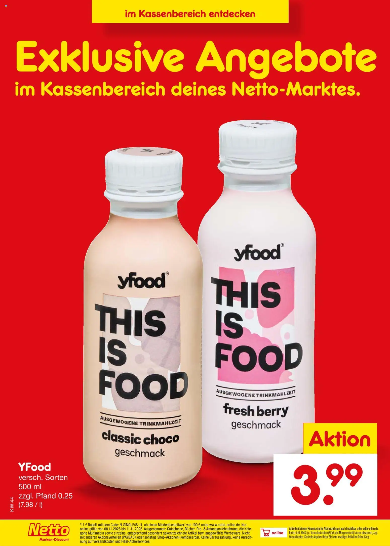 Vorschau von dem Prospekt des Geschäftes Netto Marken-Discount, gültig ab dem 26.10.2026
