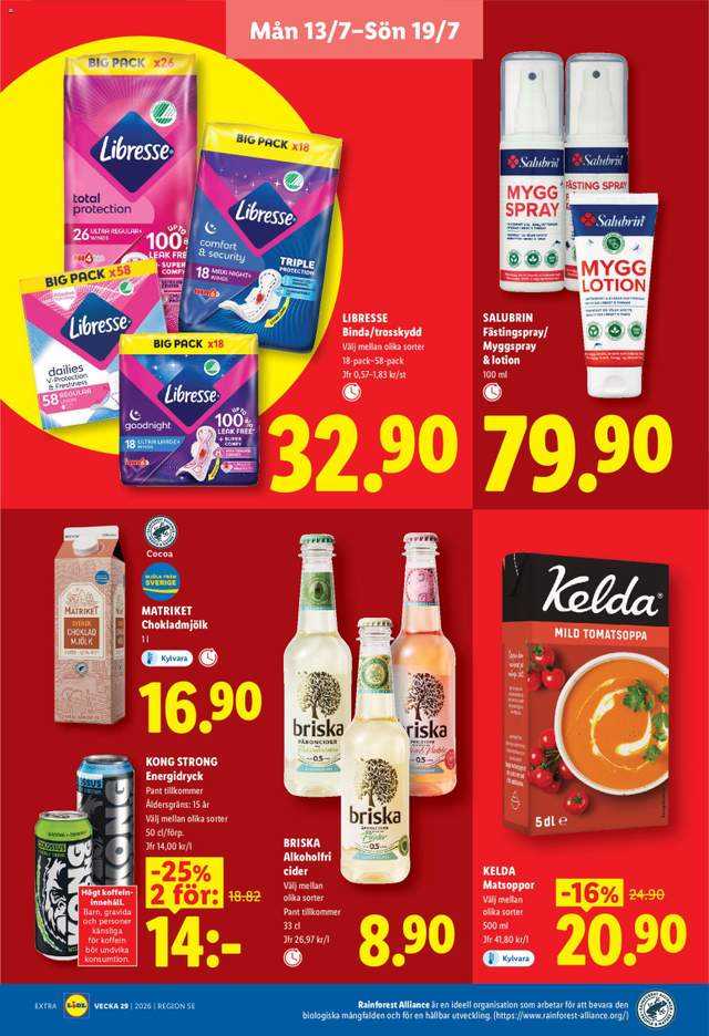 Nytt Lidl reklamblad från 13/07