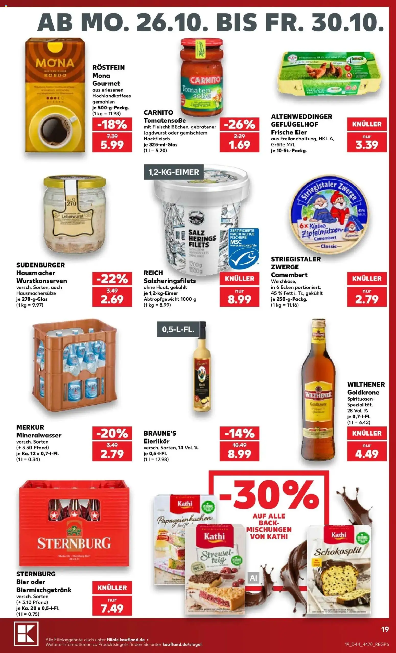 Vorschau von dem Prospekt des Geschäftes Kaufland, gültig ab dem 26.10.2026