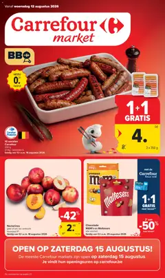 Voorbeeld van Carrefour market folder week 33 van winkel Carrefour market geldig vanaf 12/08/2026
