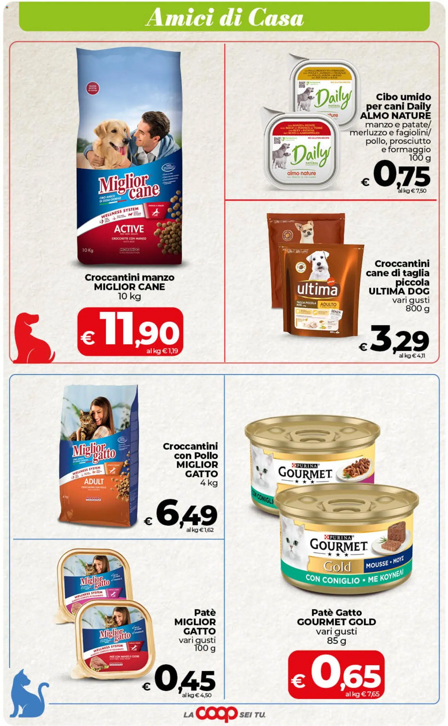 Anteprima dell'opuscolo COOP volantino Sicilia dal negozio COOP valido da 01/09/2026 - Coniglio, Pollo, Formaggio, Merluzzo, Prosciutto, Manzo, Patate, Paté
