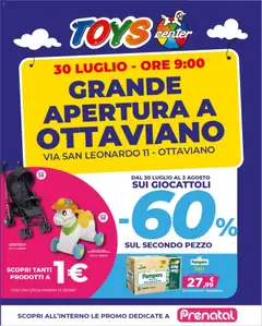 Anteprima dell'opuscolo Toys Center volantino Apertura Ottaviano dal negozio Toys Center valido da 30/07/2026