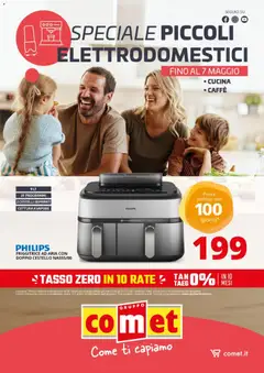 Anteprima dell'opuscolo Comet volantino Piccoli Elettrodomestici Caffè e Cucina dal negozio Comet valido da 24/04/2026