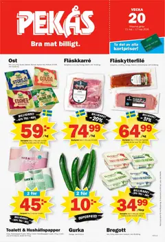 Förhandsgranska reklamblad Pekås erbjudanden från butik Pekås gäller från 11/05/2026