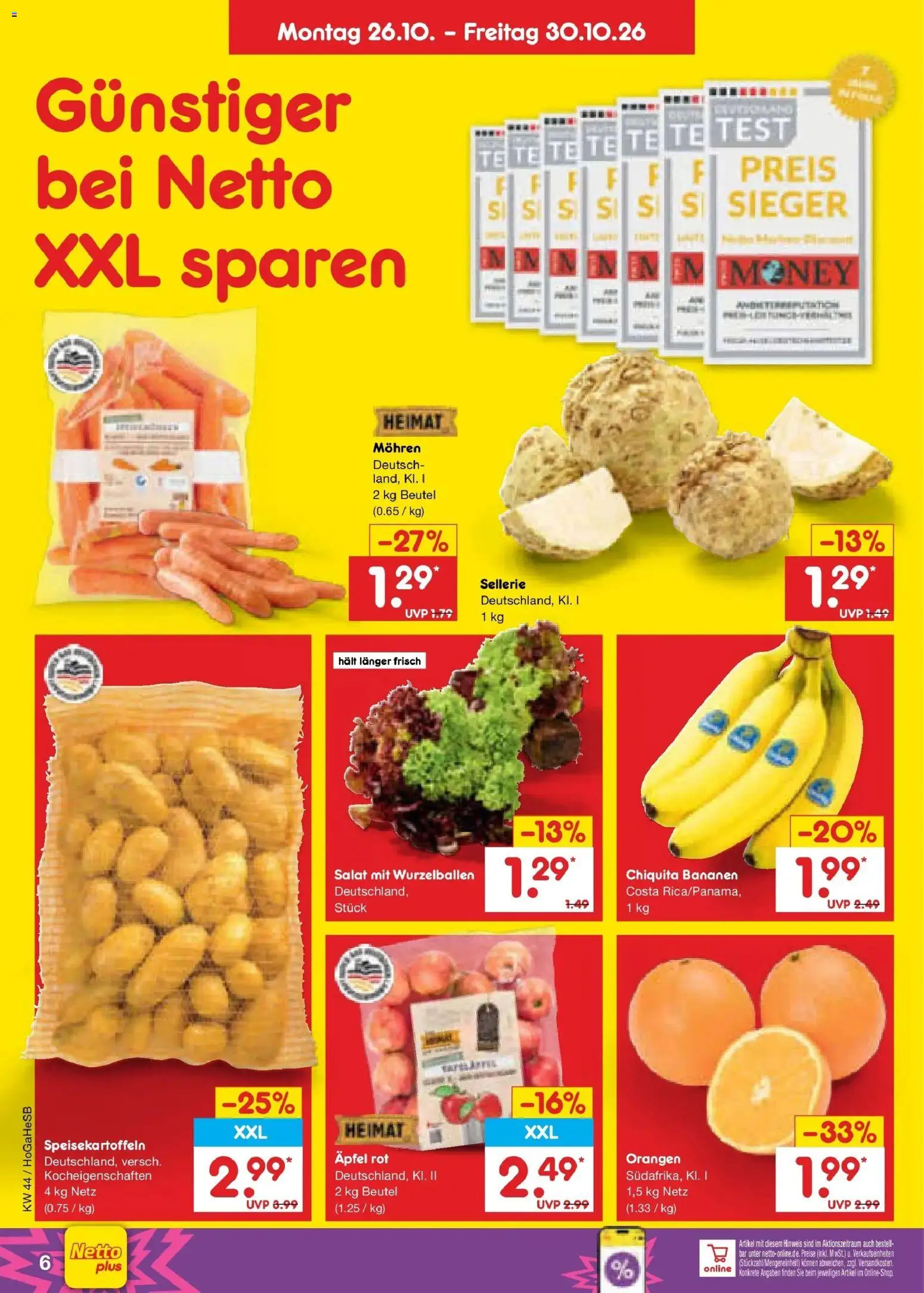 Vorschau von dem Prospekt des Geschäftes Netto Marken-Discount, gültig ab dem 26.10.2026