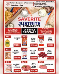Preview of Saverite flyer valid from 20/07/2026