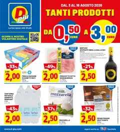 Anteprima dell'opuscolo D Più volantino dal negozio D Più valido da 03/08/2026