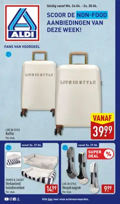 Voorbeeld van Aldi folder - Non food van winkel Aldi geldig vanaf 24-06-2026
