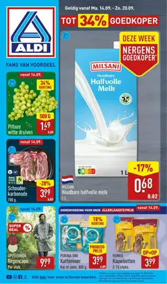 Voorbeeld van Aldi folder week 38 van winkel Aldi geldig vanaf 14-09-2026