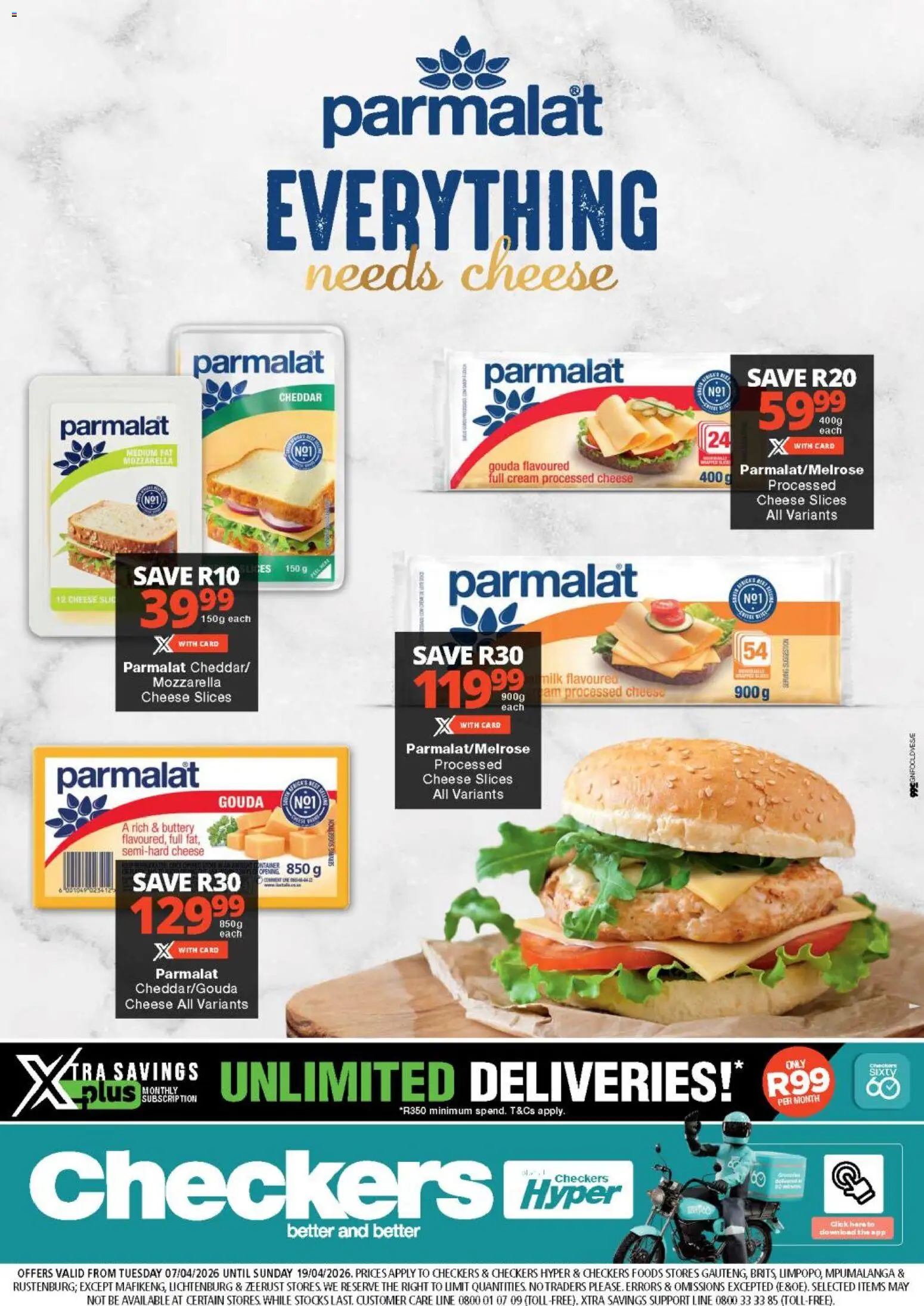 Checkers - Gauteng - Parmalat Promotion 07/04 - 19/04/2026