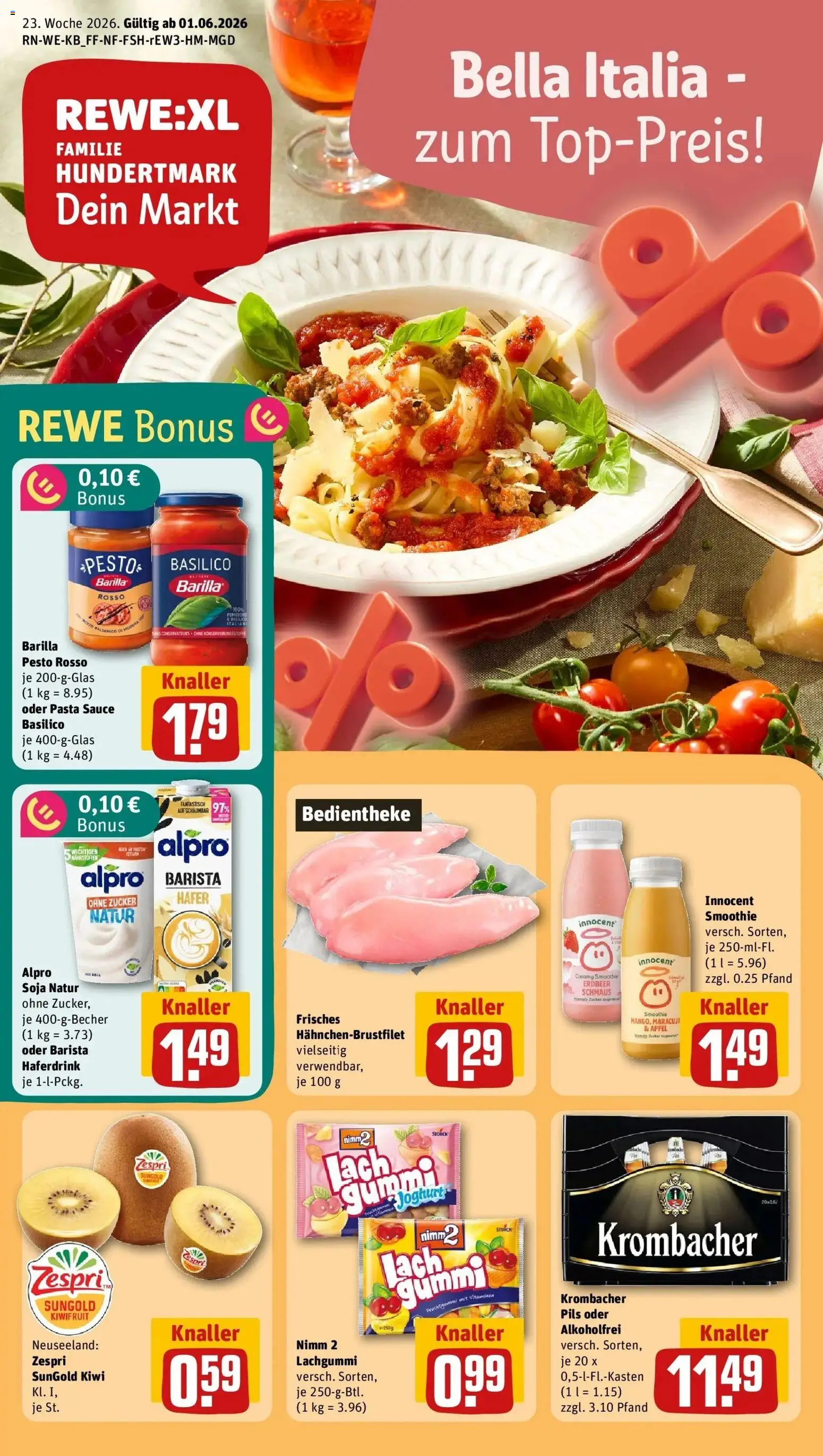 Vorschau von dem Prospekt des Geschäftes Rewe, gültig ab dem 01.06.2026