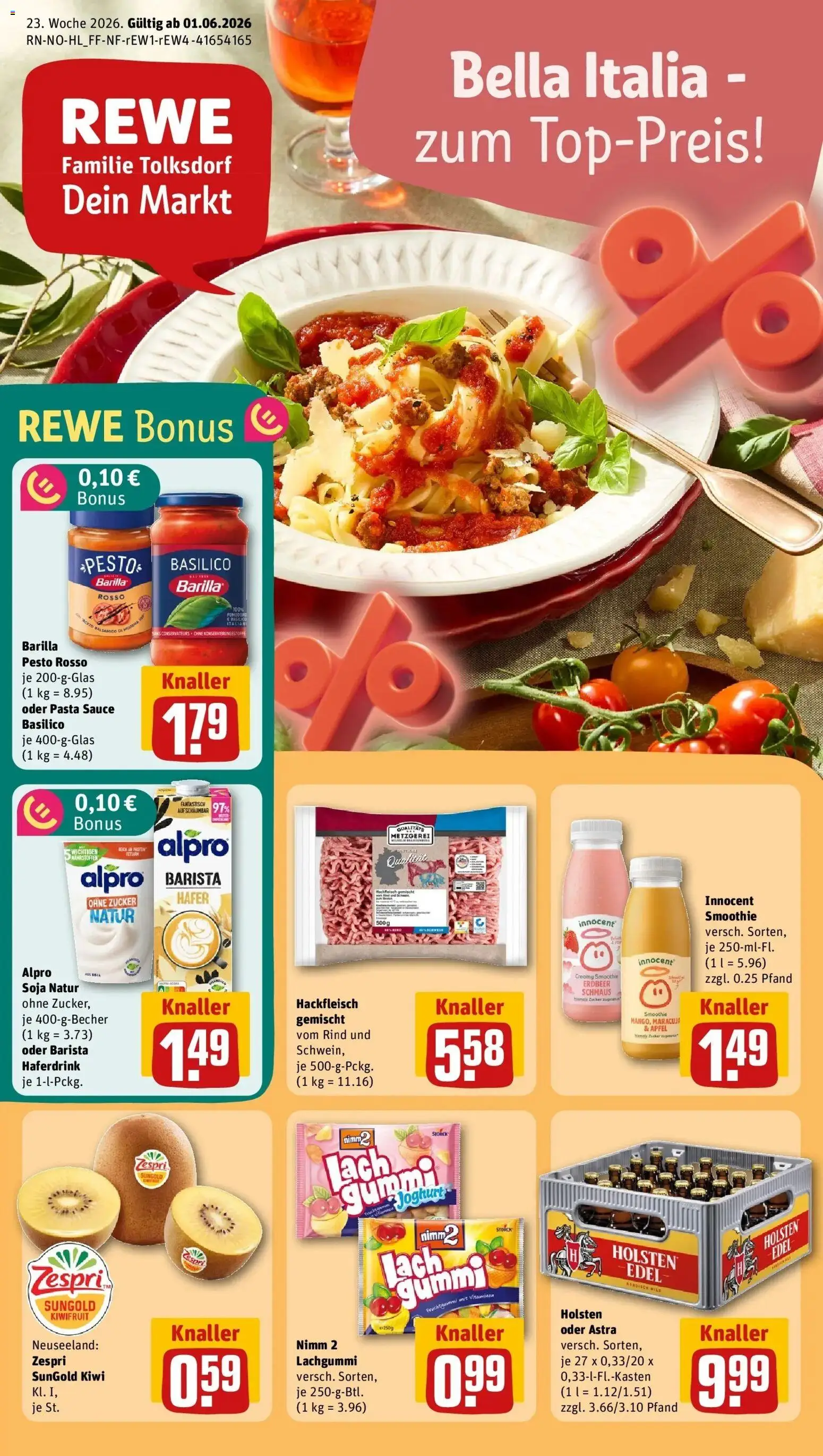 Vorschau von dem Prospekt des Geschäftes Rewe, gültig ab dem 01.06.2026
