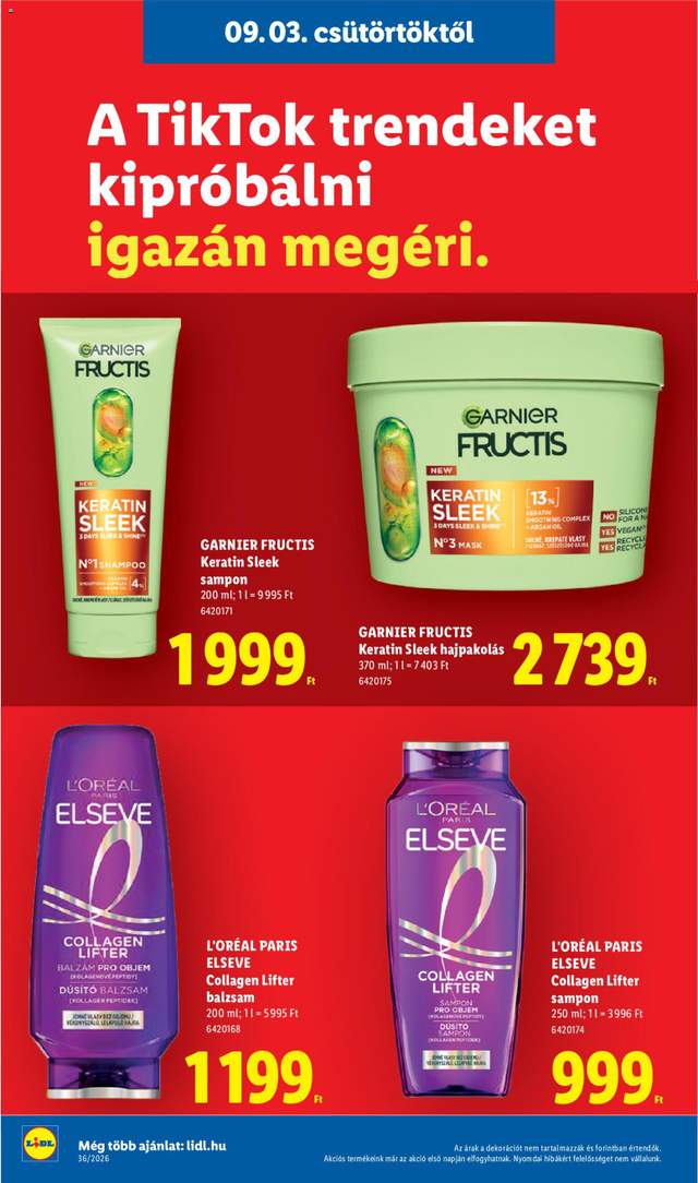 Új Lidl akciós újság 09.03.