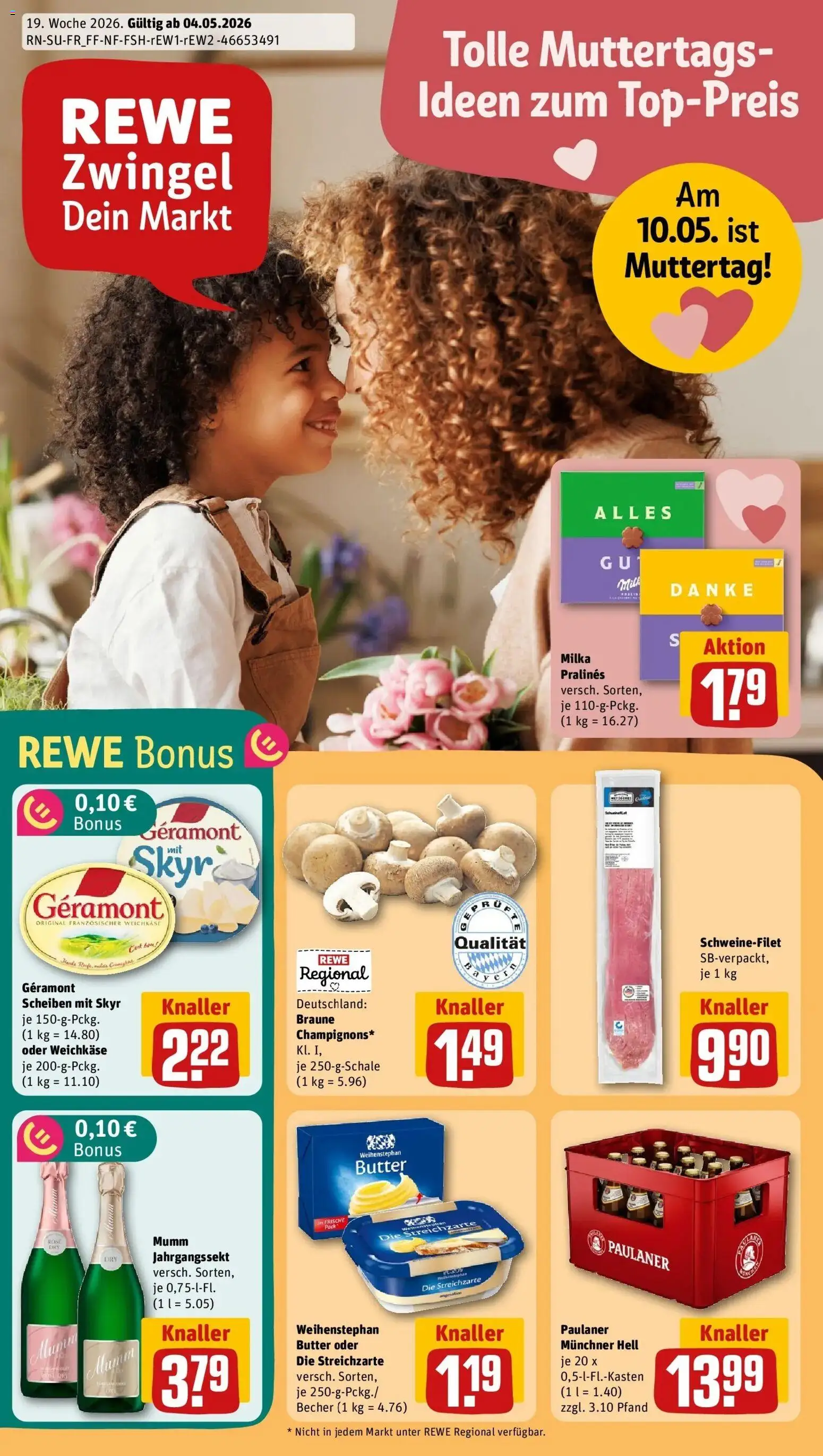 Vorschau von dem Prospekt des Geschäftes Rewe, gültig ab dem 04.05.2026