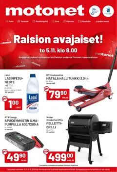Kaupan Motonet Motonet tarjoukset Raisio esikatselu, voimassa 05/11/2026