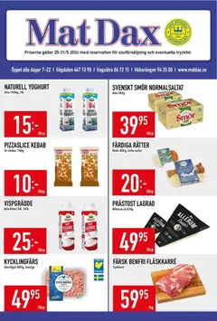 Förhandsgranska reklamblad Matdax erbjudanden från butik Matdax gäller från 25/05/2026