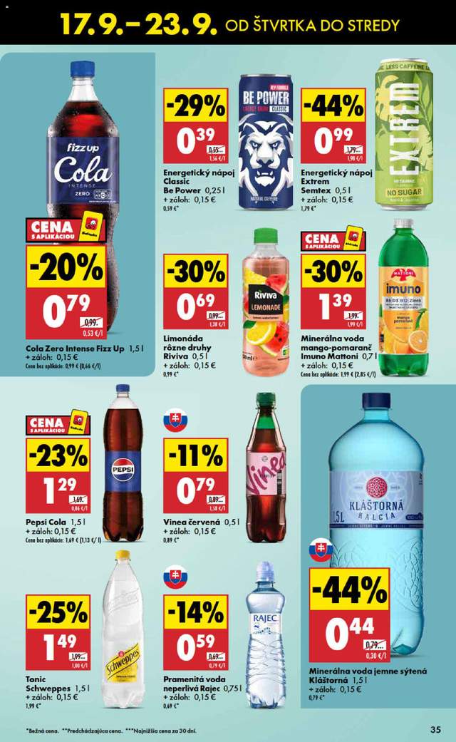 Nový Biedronka leták od 17.09.