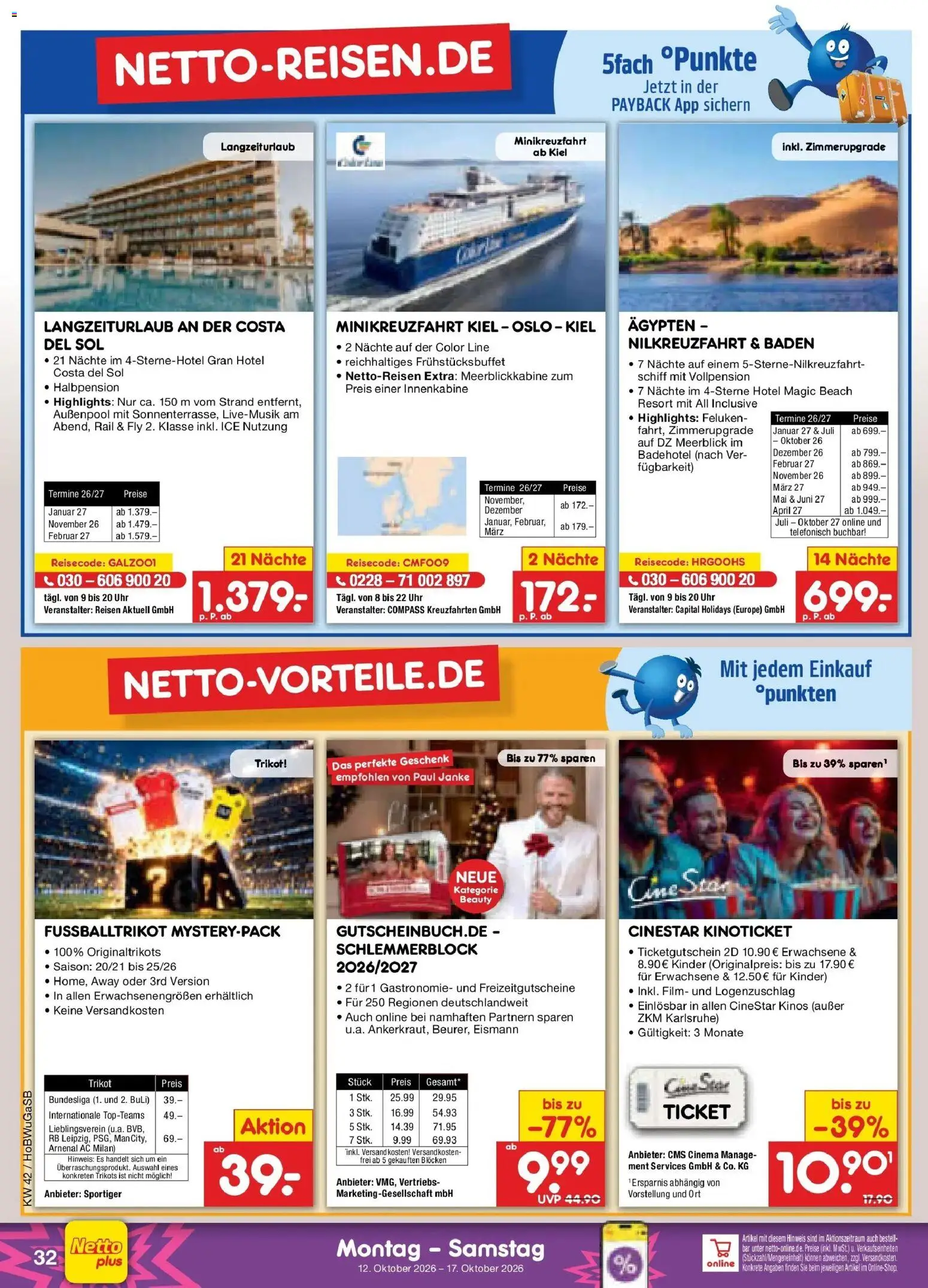 Vorschau von dem Prospekt des Geschäftes Netto Marken-Discount, gültig ab dem 12.10.2026 - Uhr
