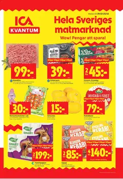 Förhandsgranska reklamblad ICA Kvantum erbjudanden från butik ICA Kvantum gäller från 19/10/2026