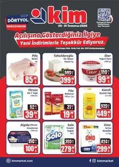 Kim Market Kim Market Katalog - Yeni Mağaza Açılış Özel 20.07.2026 - Broşürünün önizlemesi
