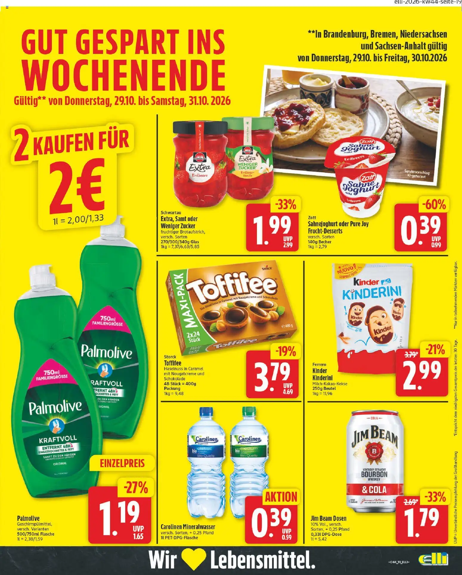 Vorschau von dem Prospekt des Geschäftes Elli Markt, gültig ab dem 26.10.2026