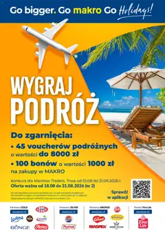 Pogląd gazetki "Makro gazetka - Wygraj Podróż" ze sklepu Makro ważnej od 18.08.2026
