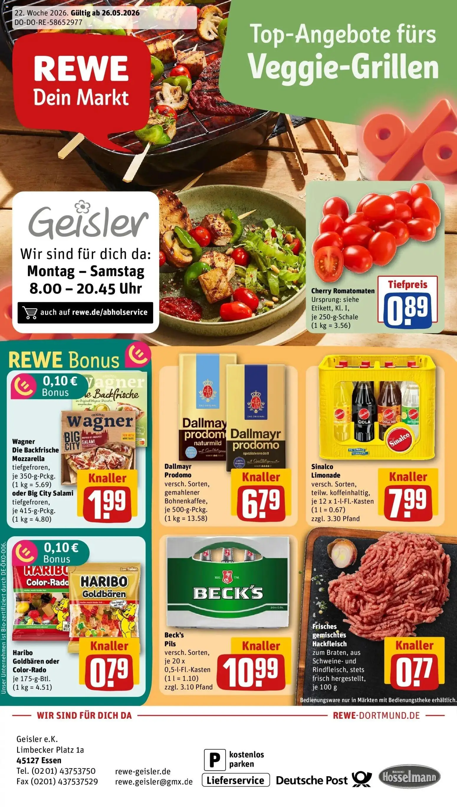 Vorschau von dem Prospekt des Geschäftes Rewe, gültig ab dem 26.05.2026