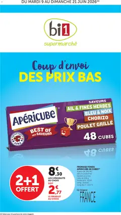 Prévisualisation de bi1 Supermarché du magasin bi1 formulaire valide 09/06/2026