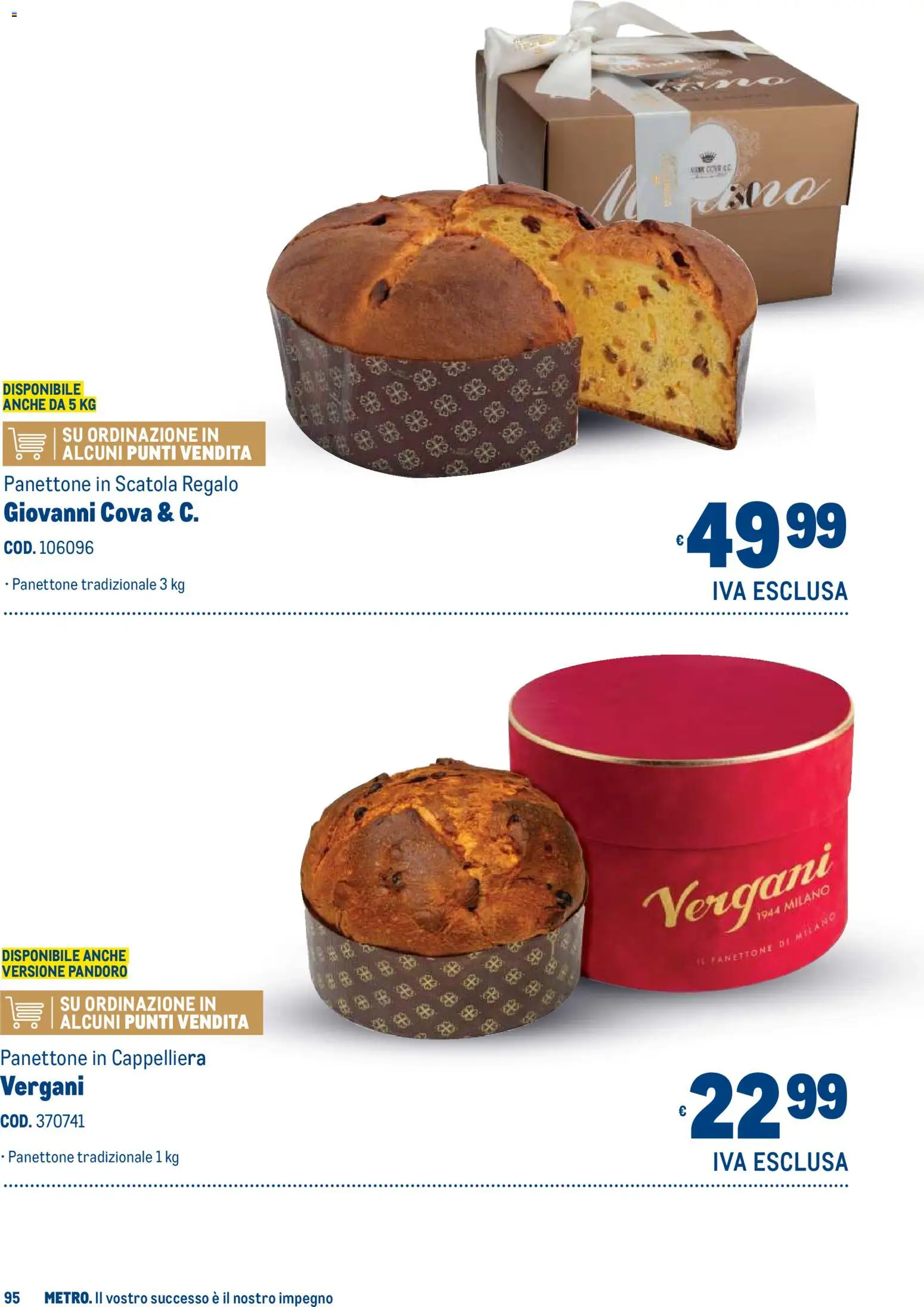 Anteprima dell'opuscolo Metro volantino Regalistica Natale dal negozio Metro valido da 19/10/2026 - Panettone, Pandoro, Scatola