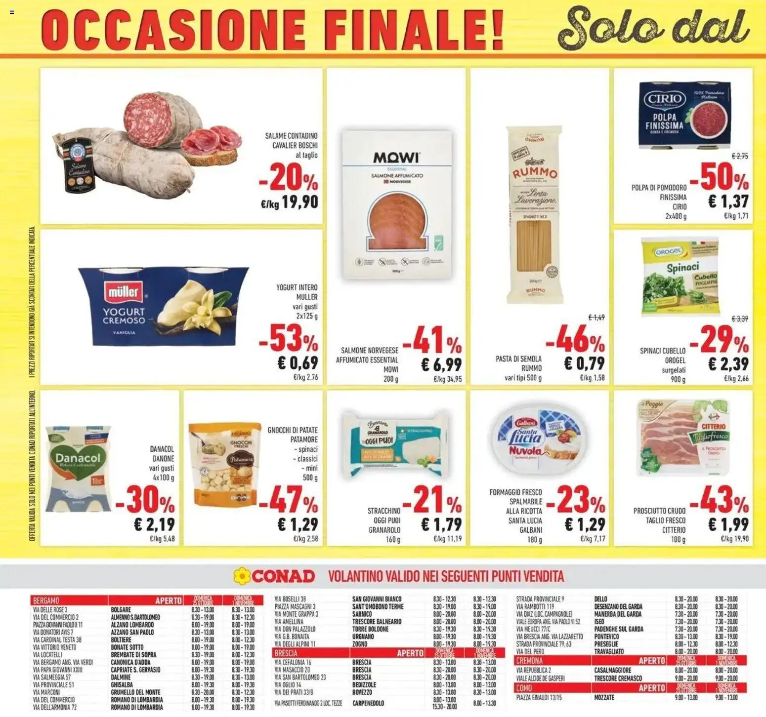 Anteprima dell'opuscolo Conad volantino Dello dal negozio Conad valido da 21/10/2026