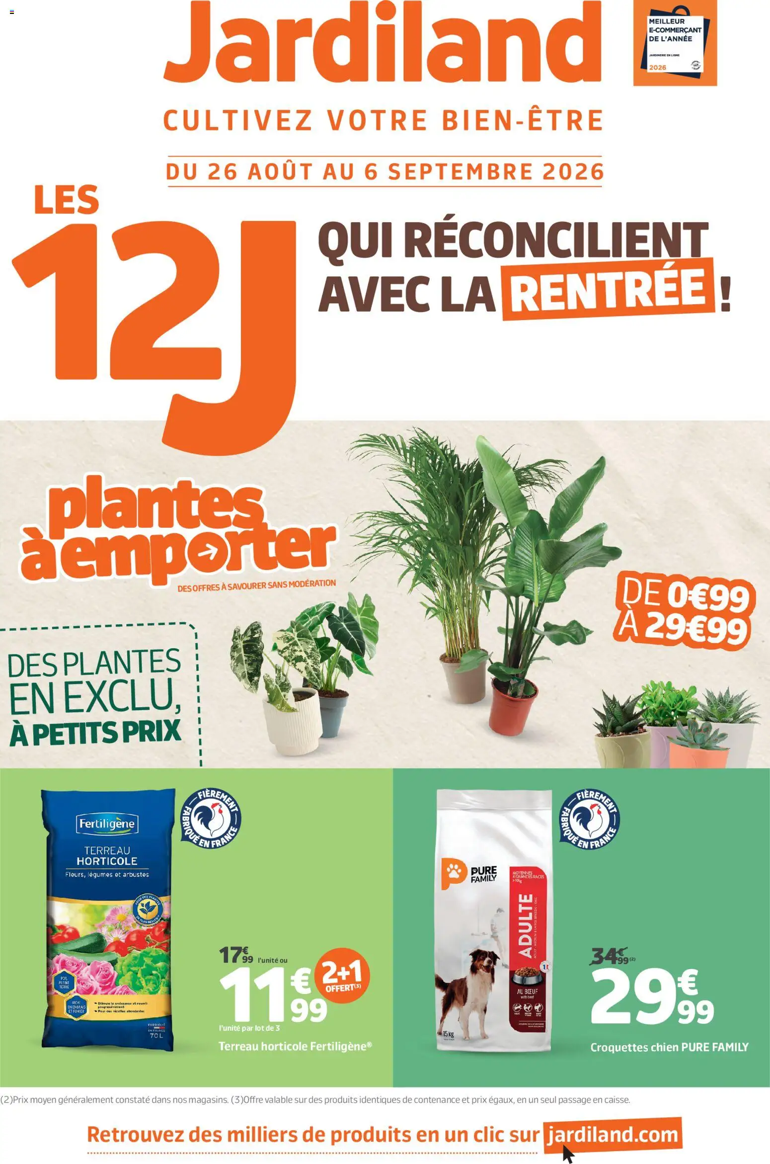 Prévisualisation de Jardiland catalogue du magasin Jardiland formulaire valide 26/08/2026