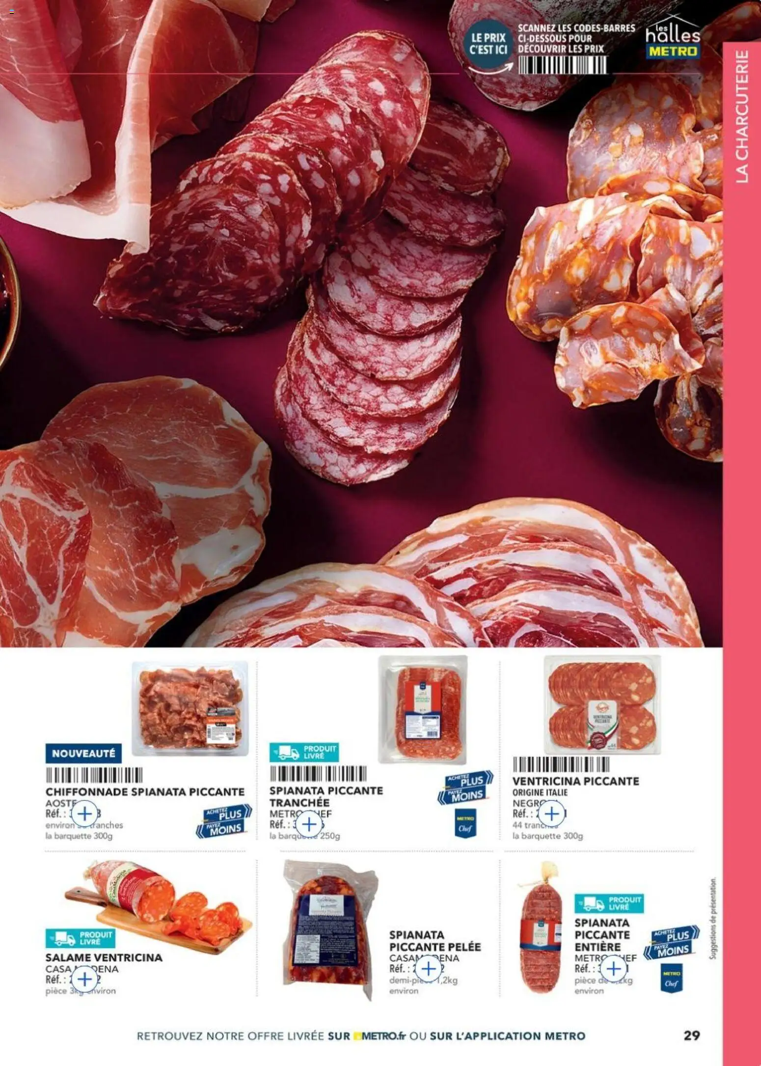 Prévisualisation de METRO - Guide Italie du magasin METRO formulaire valide 28/05/2026 - Livre, Charcuterie