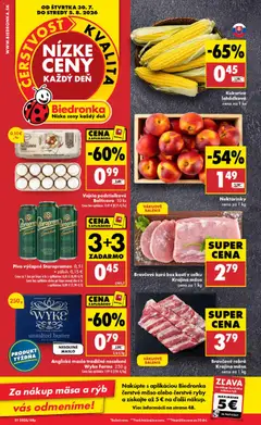Náhľad Biedronka letáku platného od 30.07.2026
