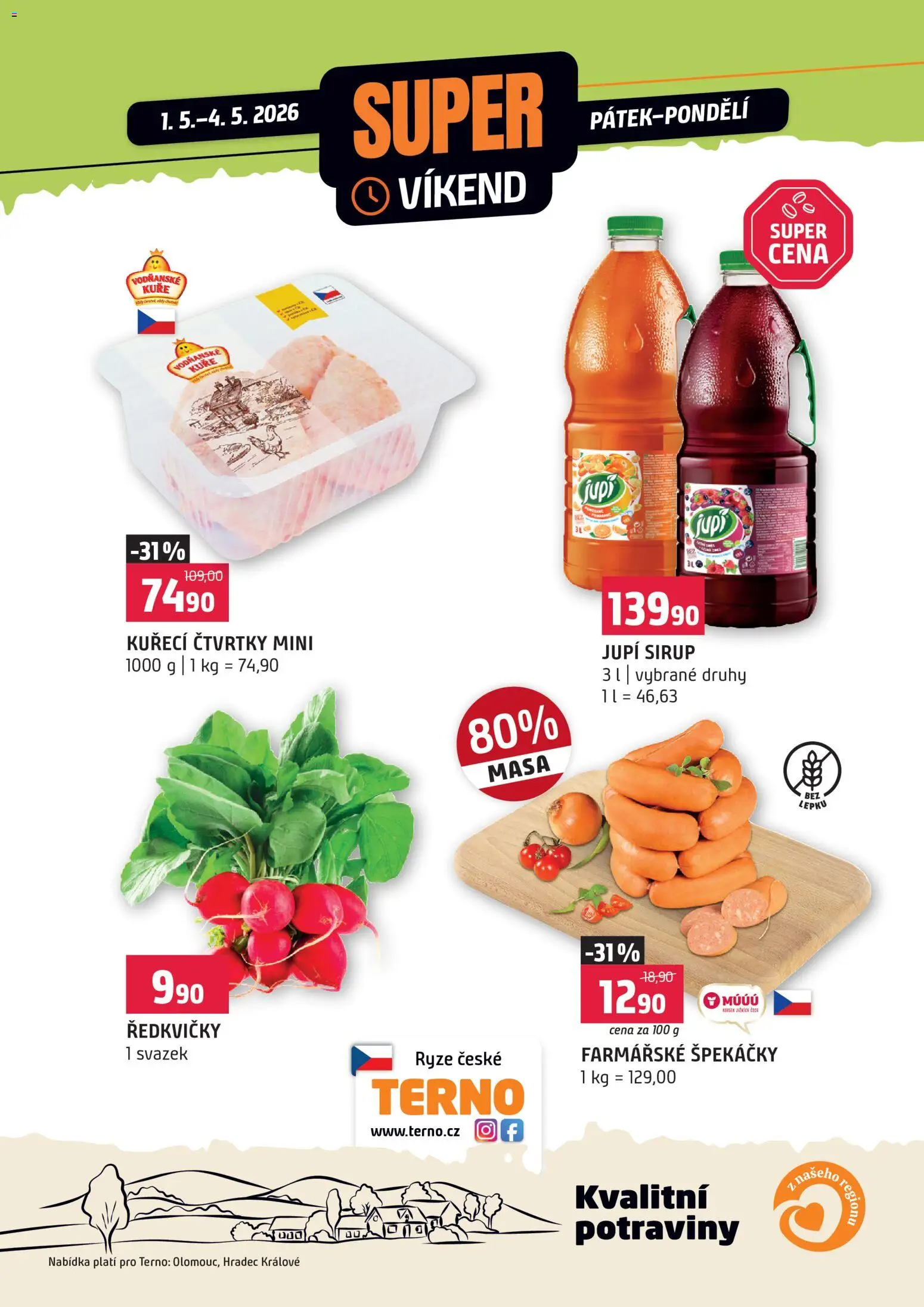 Náhled nabídky: Terno Terno leták - Super víkend platný od 01.05.2026