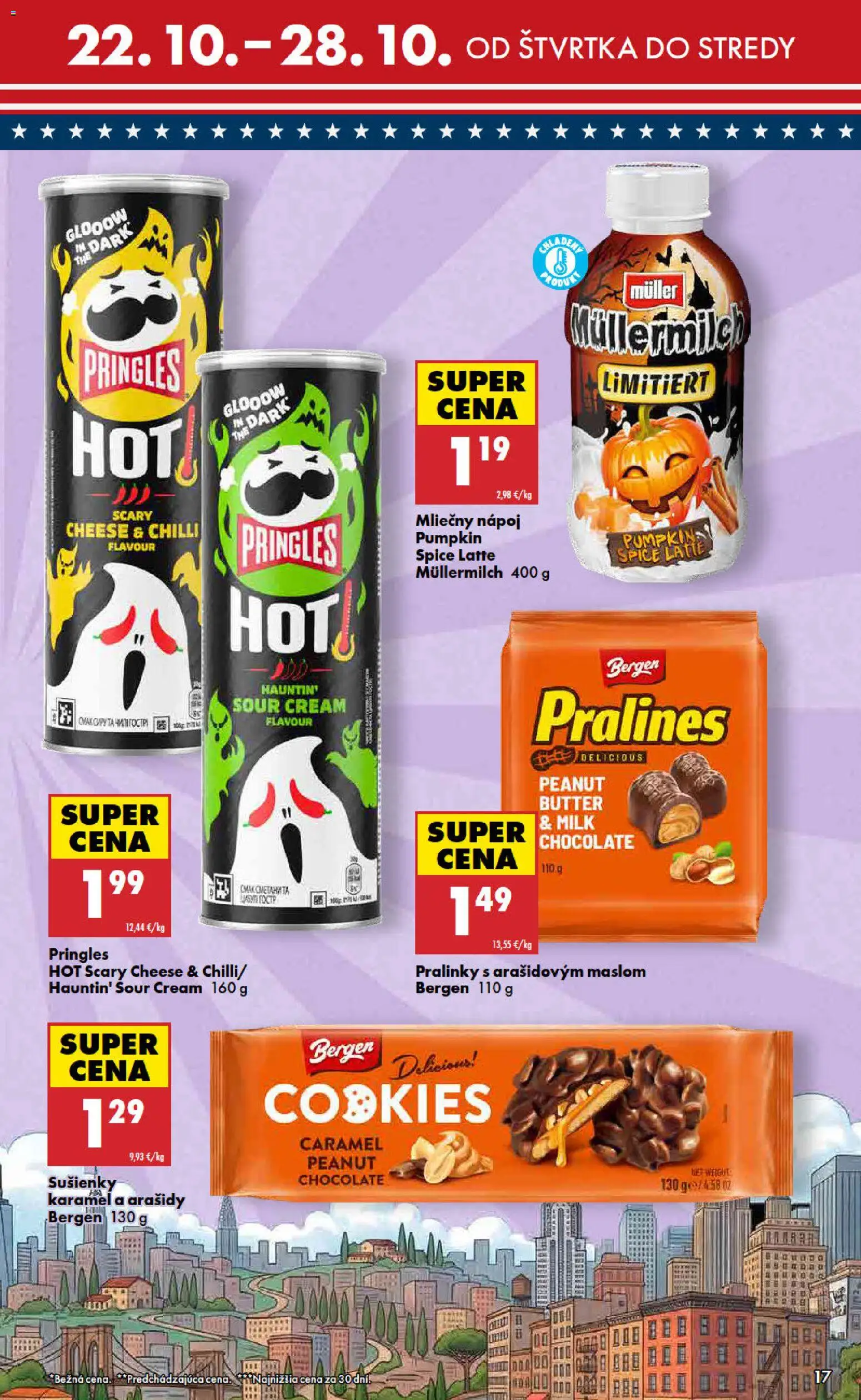Náhľad Biedronka letáku platného od 22.10.2026 - Pringles, Chilli, Arašidy, Sušienky