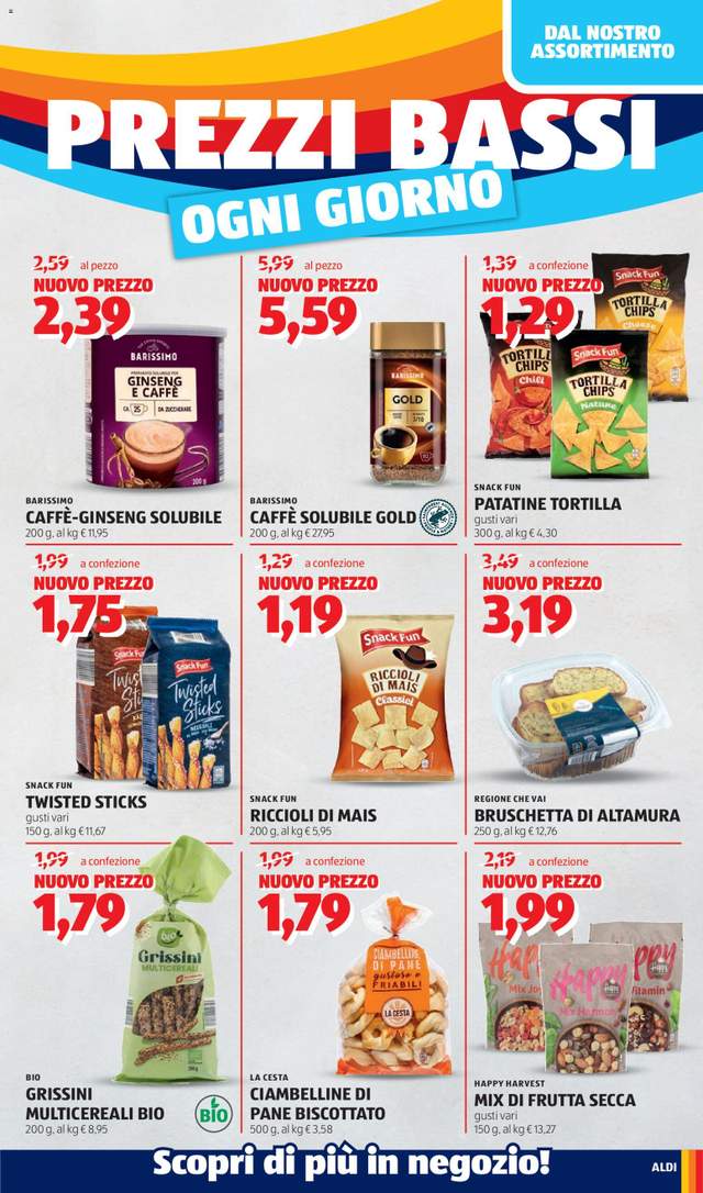 Nuovo volantino Aldi dal 01/06