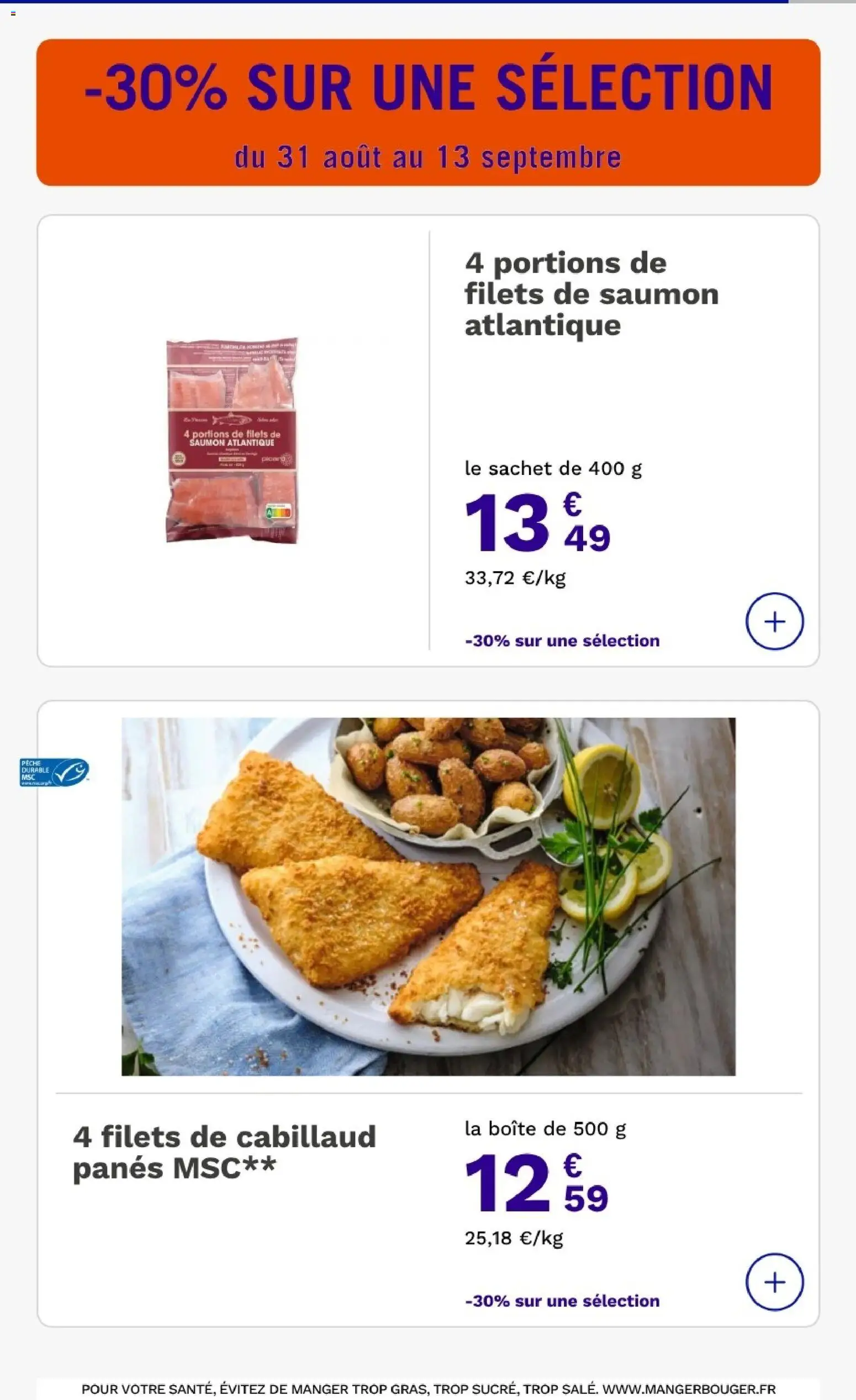 Prévisualisation de Picard catalogue du magasin Picard formulaire valide 31/08/2026 - Pêche, Saumon