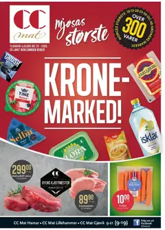 Forhåndsvis CC Mat kundeavis fra butikk CC Mat gyldig fra 10/08/2026