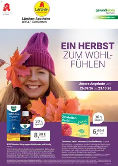 Vorschau von dem Prospekt des Geschäftes Angebote, gültig ab dem 26.09.2026