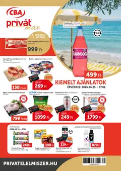 PRIVÁT - PRIVÁT Aktuális szórólap MAX megtekintése, amely érvényes 2026.06.25.-től