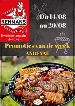 Voorbeeld van Renmans Folder / Publicité van winkel Renmans geldig vanaf 14/08/2026