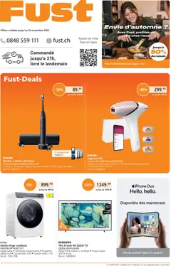 Vorschau des Merkblatts Fust aktionen FR vom Shop Fust gültig von 26.10.2026 bis 22.11.2026