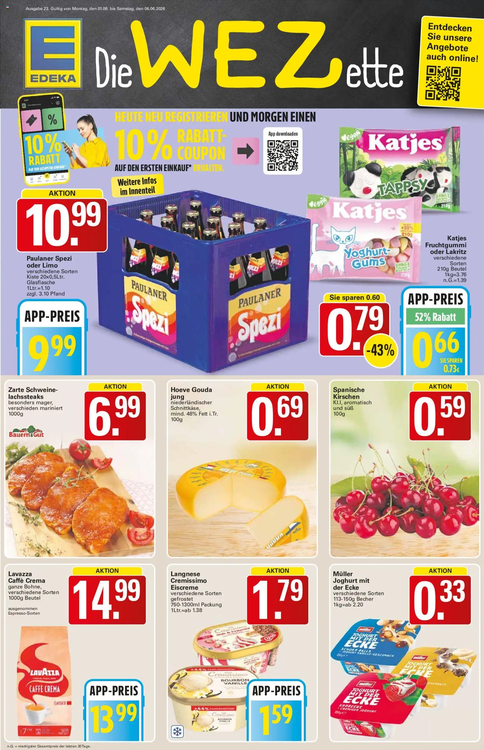 Vorschau von dem Prospekt des Geschäftes WEZ, gültig ab dem 01.06.2026