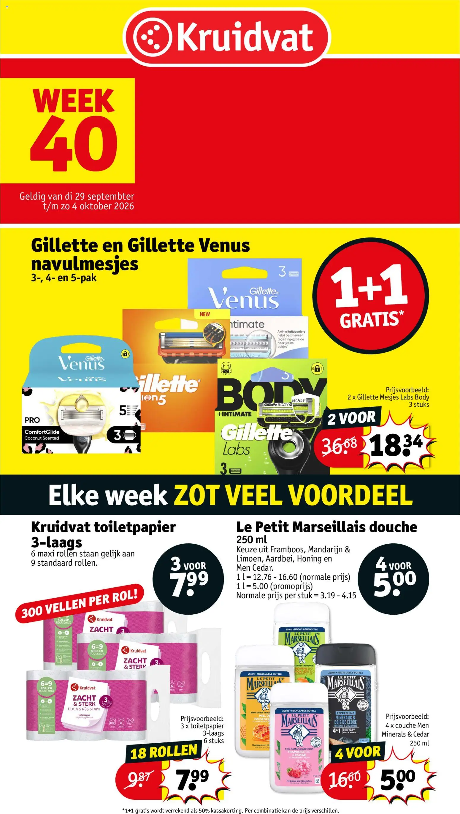 Voorbeeld van Kruidvat Folder van winkel Kruidvat geldig vanaf 29/09/2026
