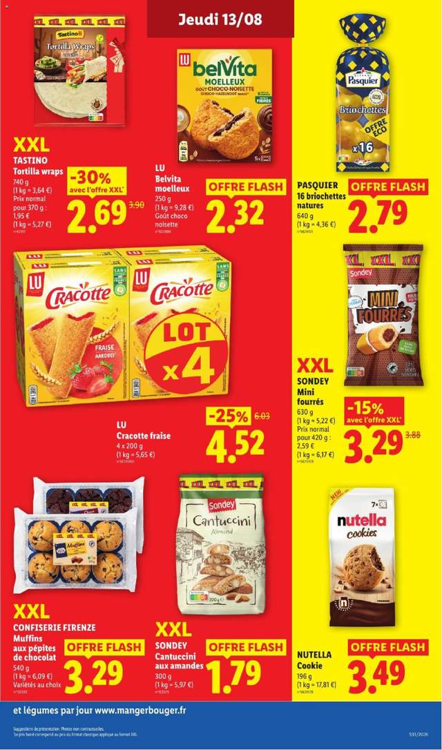 Nouveau catalogue Lidl à partir du 13/08