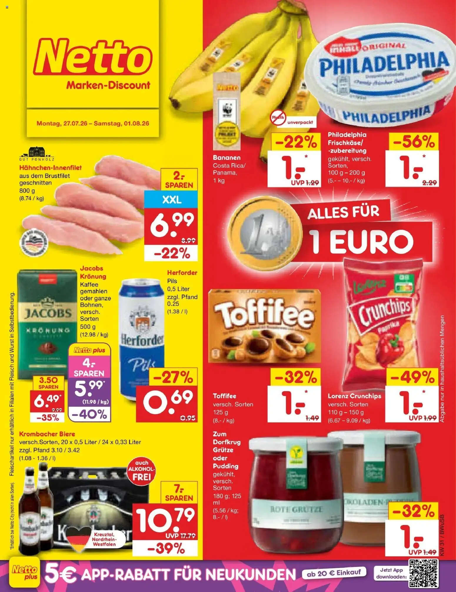 Vorschau von dem Prospekt des Geschäftes Netto Marken-Discount, gültig ab dem 27.07.2026