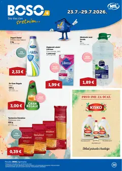 Pregled letka Boso Katalog trgovine Boso vrijedi od 23.07.2026