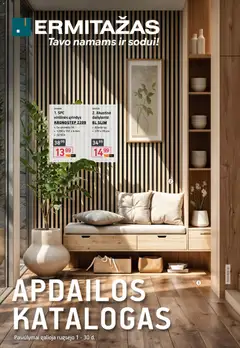 ERMITAŽAS parduotuvės leidinio ERMITAŽAS leidinys - Apdailos katalogas galiojančio nuo 2026.09.01 peržiūra