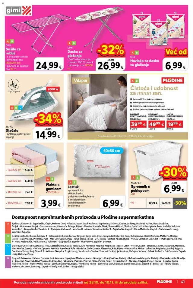 Novi Plodine katalog od 28.10.