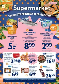 Kaupan K-Supermarket K-Supermarket tarjoukset esikatselu, voimassa 01/10/2026